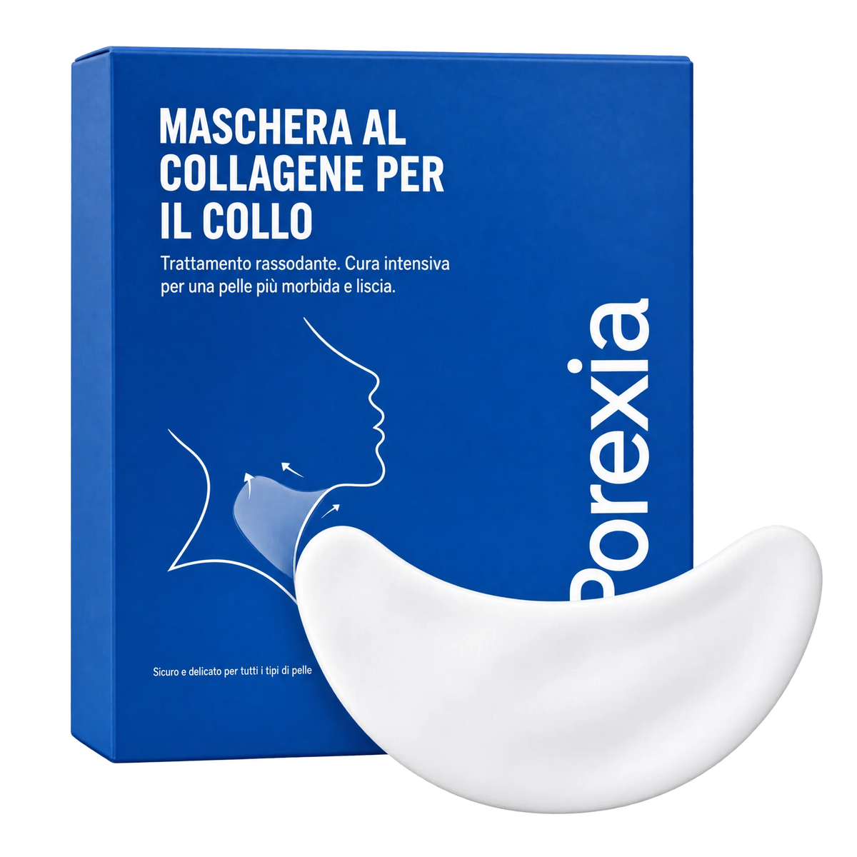 X4 Maschere al collagene per il collo