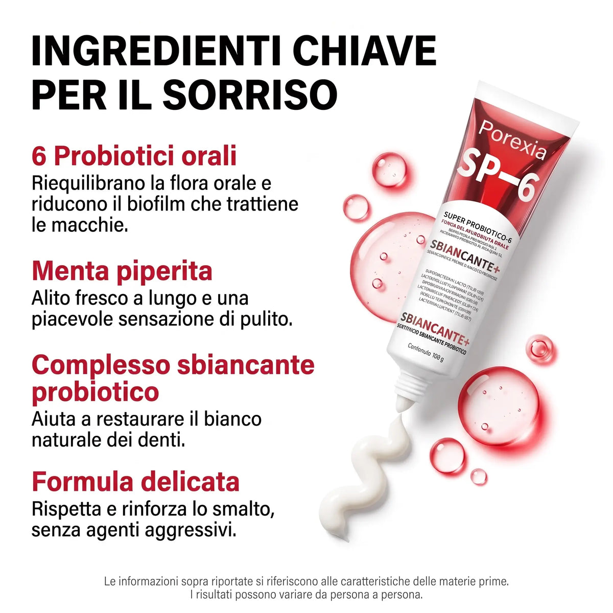 Dentifricio Sbiancante Probiotico Porexia™