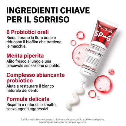 Dentifricio Sbiancante Probiotico Porexia™
