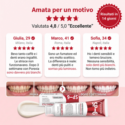 Dentifricio Sbiancante Probiotico Porexia™